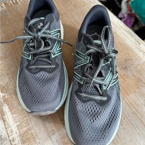 New Balance Women's Gray and Mint Athletic Shoes